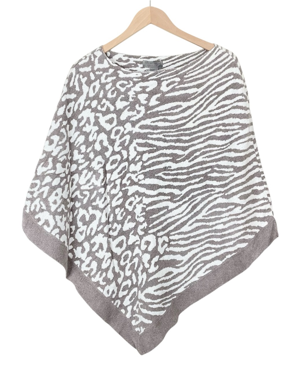 Barefoot Dreams Cozychic Ultra Lite Ocean Breeze Poncho One Size